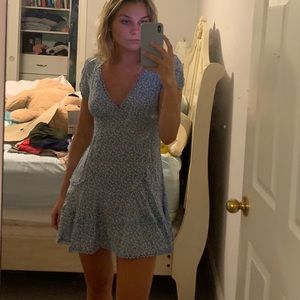 Blue sun dress